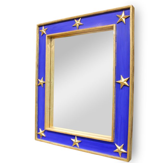 Specchio Blu con stelle