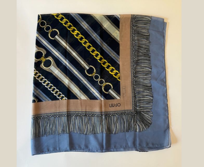Liu jo - Foulard con stampa catene