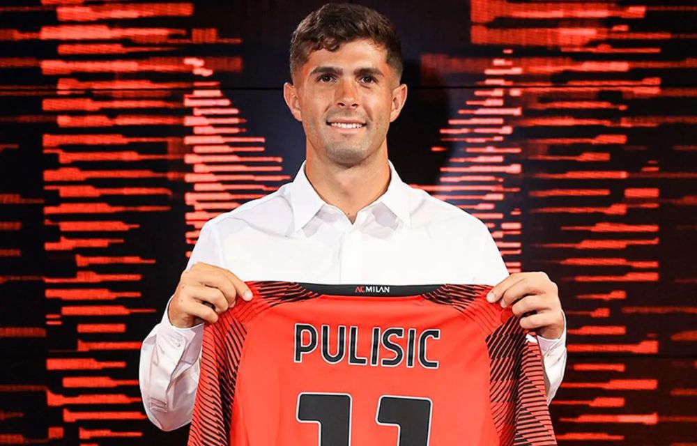 Maglia originale autografata da Pulisic – AC Milan 2024