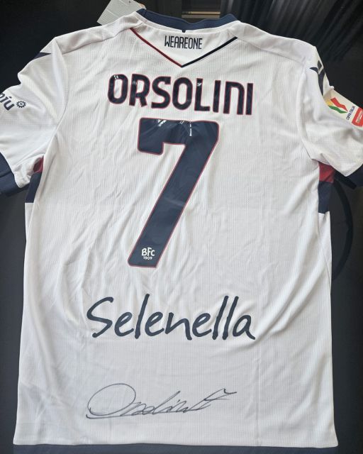 Maglia finale Coppa Italia Orsolini